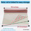 shareluck 100ft Christmas Cellophane Wrap Roll - Xmas Cellophane Wrap for Christmas to Wrap Gift Basket, Treat, Wine, Party Decoration (unfold 31.5" x 100ft) view 2