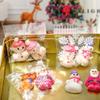 QOIUSO 200 Pcs 4x4 Inch Christmas Cookie Bags  4 Snowflake Designs Self-Adhesive Cellophane Treat Bags for Cookies, Candies, Holiday Goodies, Party Favors, and Gift Giving view 4