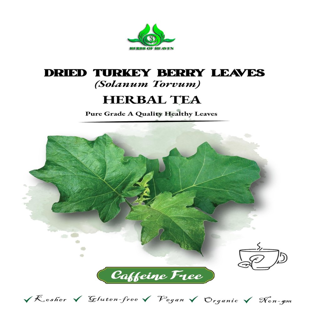 100 Turkey Berry Leaves Dried Healthy Well Cleaned Leaves- Pure & turkey Berry Leaves, Cultivated From Sri Lanka And Gluten Free