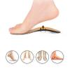 TXDKLUG Orthotic Leather Insoles,Leather Arch Support Inserts,Plantar Fasciitis Relief,Flat Feet Thin Shoe Pads Cushion with Semi-Rigid Support,Shoe Inserts for Loose Shoes view 3
