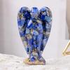 Erliway Lapis Lazuli Crystal Resin Angel Figurine for Home Decor, 1 PC 3" view 2