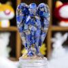 Erliway Lapis Lazuli Crystal Resin Angel Figurine for Home Decor, 1 PC 3" view 3