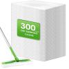 (300 Count) Sweeper Disposable Dry Sweeping Mop Pads Compatible with Swiffer Sweeper, Sweeper Dry Mop Pad Refills, Dry Mop Pad for Floor Mopping and Cleaning, Electrostatic Cloths, 12.2 x 8.66 inch view 1