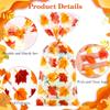 Fall Thanksgiving Treat Bags,200Pcs Thanksgiving Fall Cellophane Treat Bags, Plastic Falls Autumn Maple Leaf Pumpkin Candy Cookies Goodie Gift Bags with Twist Ties for Thanksgivings Falls Party Favors view 4
