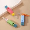 3 in 1 Cup Lid Cleaning Brush,2024 New 3 in 1 Multifunctional Cleaning Brush Portable Cup Lid Cleaner with Brush,Crevice Cleaning Brush Set for Baby Bottle Gap Tight Spaces Cup(D) view 2