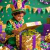 2 LB Gold Green Purple Crinkle Cut Paper Shred Filler Great for Gift Wrapping, Basket Filling, Birthday, Wedding, Mardi Gras, Carnival, Christmas Day, New Year Party Decorations Filling Supplies view 3