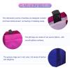 MECCANIXITY 12pcs Reusable Gift Bags, Tote Glossy Grocery Shopping Bag with Handles for Birthday Parties, Wedding, Christmas - 7.9"x9.8"x3.9"/ Purple Gradient view 4