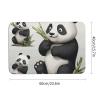 BVNMT Water Absorbent Mat Cute Cartoon Panda Printed Non-Slip Floor Mat Diatomaceous Mud Mat for Indoor and Outdoor 23.615.7 Inch view 2