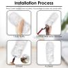(20 Count) Disposable Duster Refills Compatible with O-Cedar Flex & Catch Dusters, Heavy Duty Dust Refills, Multi-Surface Duster Replacement Kit, Dust Removal Brush Heads view 3