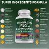 Selenium, Zinc, Iodine, L Tyrosine, Ashwagandha - Thyroid Support Supplement for Women and Men with Bladderwrack, Turmeric, Silica Kelp, Schisandra - 60 Count (Pack of 3) view 2