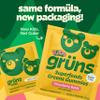 Gruns Multivitamin for Kids, Sugar-Free, Super Greens Superfood Gummy Bears with 20 Vitamins & Minerals, Alfalfa, Spirulina, Chlorella, Prebiotics Fiber for Digestive Health, Adaptogens, 28 ct view 3