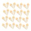 CATIEBYE 50pcs Mini Cones for Ice Cream and Charcuterie Rustic Food Serving Cones for Parties Catering and Restaurants for Appetizers and Desserts view 1