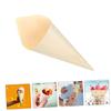 CATIEBYE 50pcs Mini Cones for Ice Cream and Charcuterie Rustic Food Serving Cones for Parties Catering and Restaurants for Appetizers and Desserts view 3