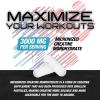 Creatine Monohydrate Capsules 3000mg - Micronized Creatine Nutritional Supplement - Lean Muscle Growth, Workout Performance, Energy & Endurance Support - 750mg per High Absorption Capsule - 60 Count view 3