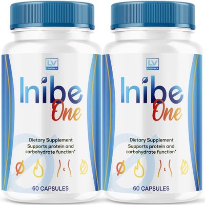 (2 Pack) Inibe One Capsules, Inibe One Pill, Inibe One Vitamins, Inibe One Formula, Inibe One Review, Inibe One Advanced Formula 120 Capsules for 2 Months