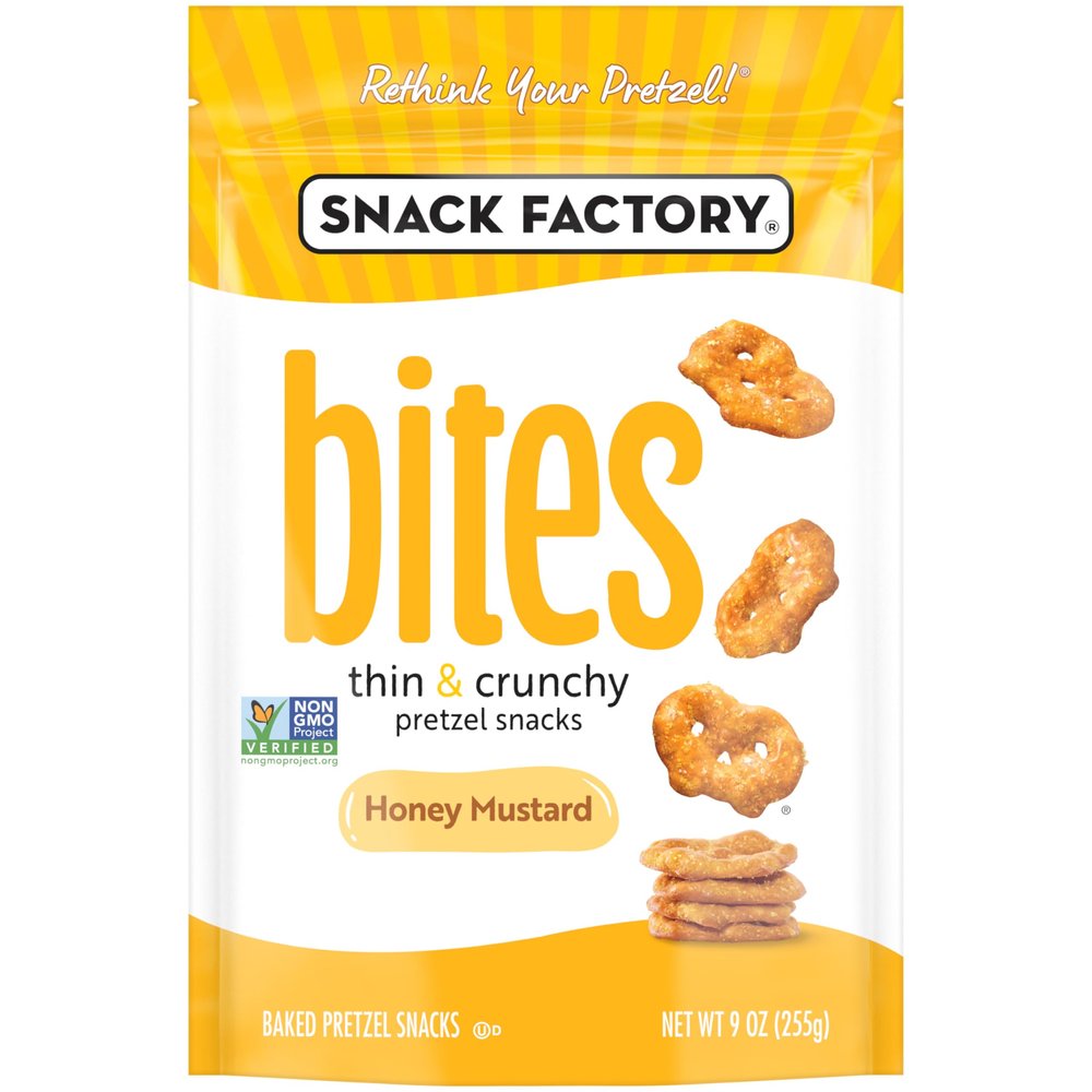 Snack Factory Honey Mustard Bites, 9 Oz Bag