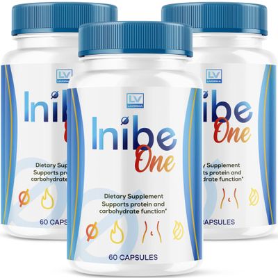 (3 Pack) Inibe One Capsules, Inibe One Pill, Inibe One Vitamins, Inibe One Formula, Inibe One Review, Inibe One Advanced Formula 180 Capsules for 3 Months