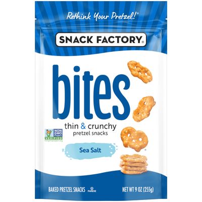 Snack Factory Sea Salt Bites, 9 Oz Bag