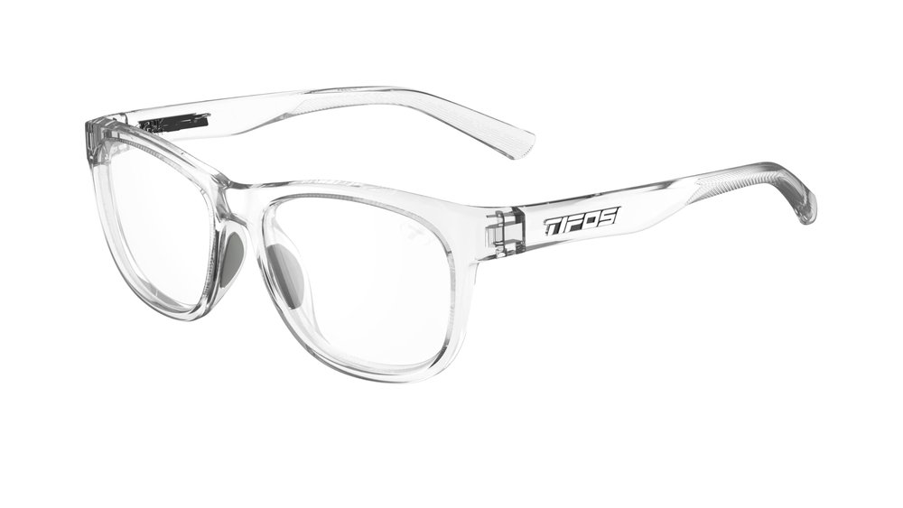 Tifosi Optics Swank Reader Glasses (Crystal Clear, 2.0, x)