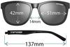 Tifosi Optics Swank Reader Glasses (Crystal Clear, 2.0, x) view 2