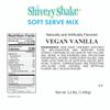 Shivery Shake Soft Serve Ice Cream Mix, 3 x 3.2 lb case, Vegan Vanilla view 4