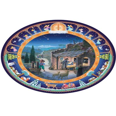 11620 - Calendar - Nativity Scene - 18"H x 18"W x .1"D