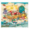 10099 - Calendar - Santa at Desk - 11.5"H x 8"W x .1"D view 1