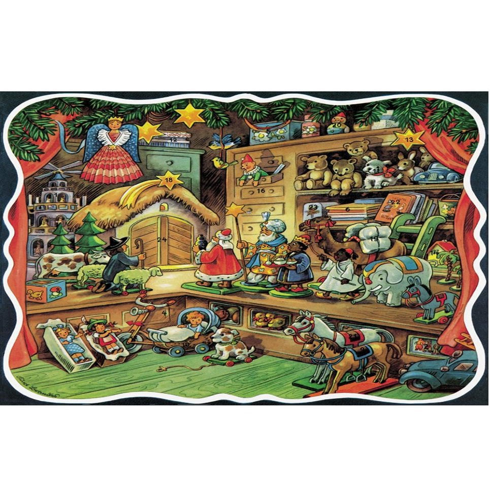10412 - Calendar - Toy Shop - 11"H x 12"W x .1"D