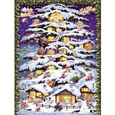 11641 - Calendar - Tree Tower - 23.75"H x 11.5"W x .1"D