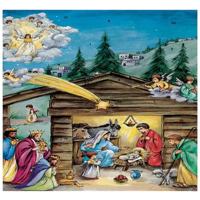 10078 - Calendar - Nativity Scene - 11.5"H x 8"W x .1"D