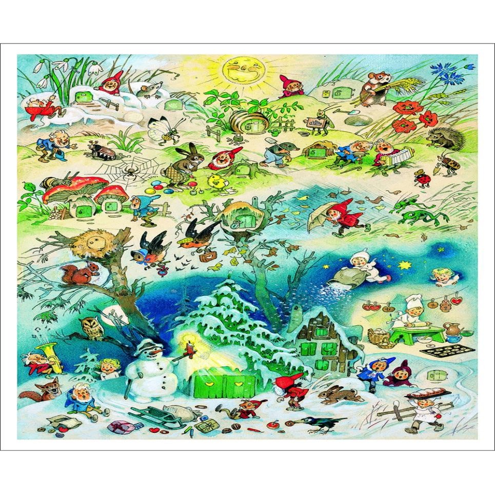11655 - Calendar - All Four Seasons - 21.5"H x 16"W x .1"D