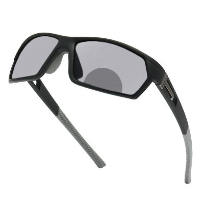 willochra Transition Photochromic Bifocal Reading Glasses for Men Women Outdoor Sports Presbyopia Sunglasses reader F28 (BLACK, 4, x)