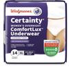 Certainty Women's Overnight ComfortLux Underwear, XL (Waist 48-64 in), 14 Count view 1