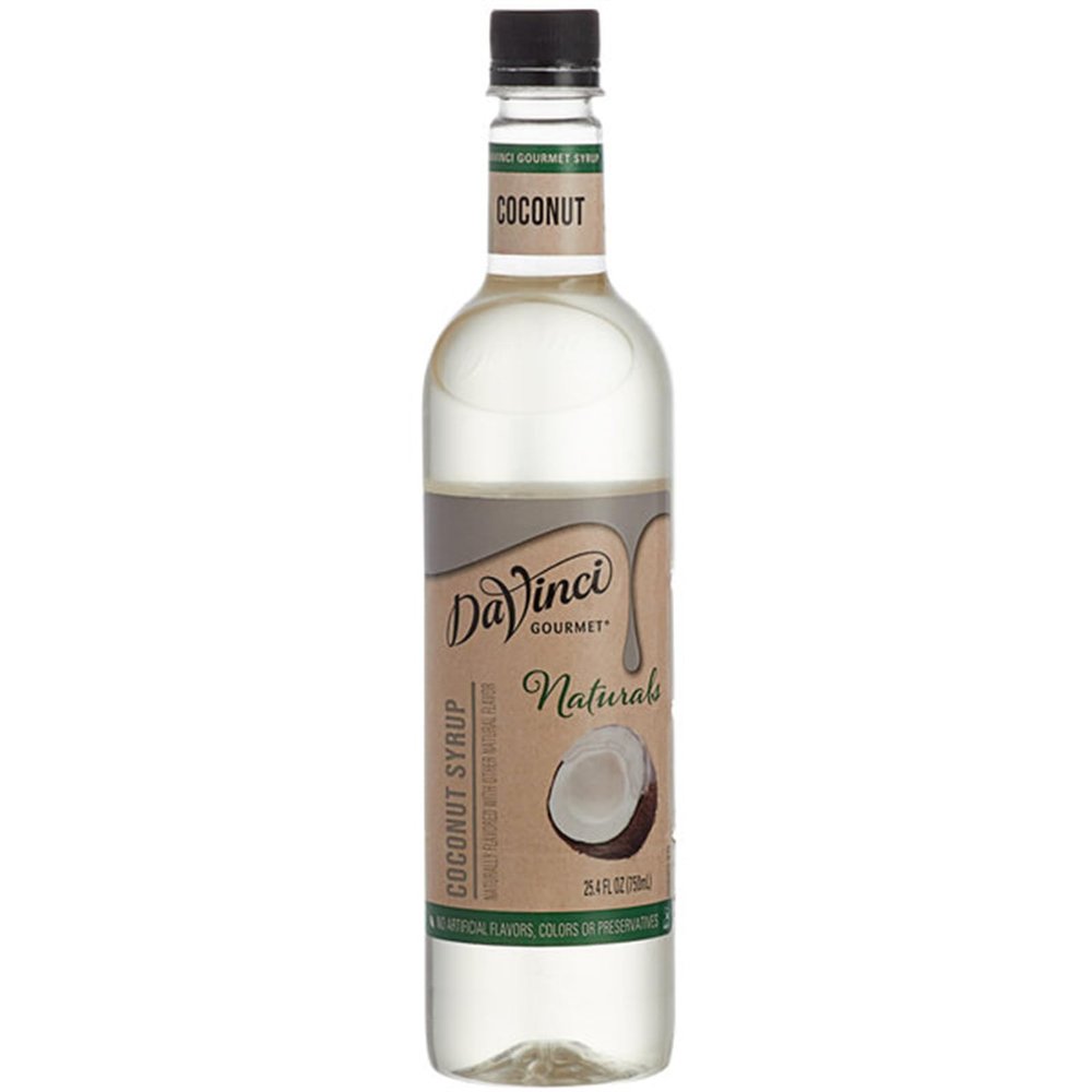 FixtureDisplays Gourmet All-Natural Coconut Flavoring Syrup 750 mL WS-711SYP4NTCNT-NPF