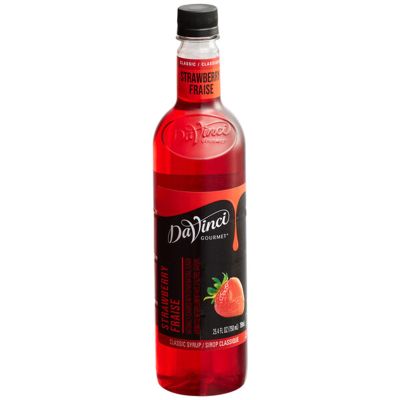 Gourmet Classic Strawberry Flavoring/Fruit Syrup 750 mL WS-711SYP4DSBRY-NPF