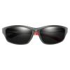 willochra rectangular Full lens Polarized Reading Sunglasses for Men Driving Running Sports Reader UV Protection F28 (black, 4, x) view 3