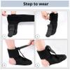 Plantar Fasciitis Night Splint Socks|Heel pain relief plantar fasciitis|Soft plantar fascia brace for sleeping and achilles tendonitis relief|Plantar fasciitis socks for men & women(Medium) view 4