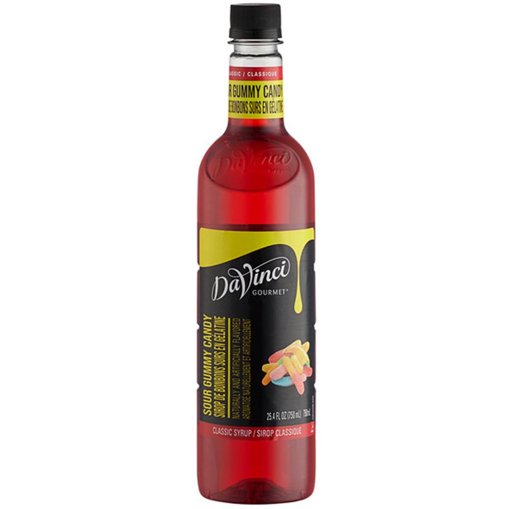 FixtureDisplays Gourmet Classic Sour Gummy Candy Flavoring Syrup 750 mL WS-711SYP4SGUMY-NPF