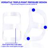 10Pcs Clear Oval Finger Splints & Sleeves Kit, 6 Graduated Trigger Finger Splint & 4 Finger Sleeves for Trigger/Mallet/Arthritis/Straightening, Finger Brace Support for Thumb/Middle/Ring/Index/Pinky(Size 1,2,3,4,5,6) view 4