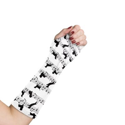 Luarisgur Dachshund Arm Cast Cover Elastic Sleeve Protectors for Arms Soft Fabric Arm Cast Cover Removable Washable Cast Scratch Sleeves Soft Wrist Cast Cover Medium
