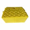 ZYXQQJ Wheelchair Ramps for Doorways 4" 5" 6" Rise Threshold Ramp Rubber Entry Ramp for Steps, Garage, Sidewalk, Shed Bike Ramp(Yellow,25 * 27 * 13cm/10 * 11 * 5in) view 3