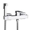 FDAVDNMG Brass HandheldSprayer for Toilet Chrome Baby Cloth Diaper Sprayer for Hot and Cold Water PortableFaucet withHose for Feminine Wash, Pet Washing, Easy to Install view 1