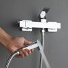 FDAVDNMG Brass HandheldSprayer for Toilet Chrome Baby Cloth Diaper Sprayer for Hot and Cold Water PortableFaucet withHose for Feminine Wash, Pet Washing, Easy to Install view 3