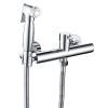 FDAVDNMG HandheldSprayer Hot and Cold Water Supercharge Cloth Diaper Sprayer Brass ChromeSprayer for Toilet Temperature Control HandheldSprayer for Toilet Punch-Free view 1