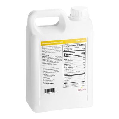 FixtureDisplays Banana Concentrated Syrup 64 Fluid ounce WS-535SYPBANANA-NPF
