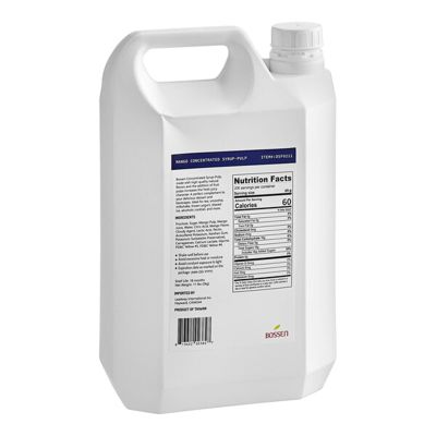 Mango Concentrated Syrup with Pulp 168 fl. oz. WS-535SYPMNGOP-NPF
