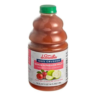 100% Crushed Guava Passion Fruit Smoothie Mix 46 fl. oz. WS-103DR100GUAP-NPF