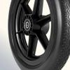 1 Pair 12inch Wheelchair Wheels, Wheelchair Rear Wheels, Manual Wheelchair Accessory, Model 12 x 2, Wheelchair Caster Accessory, Bearing 1/2" view 4