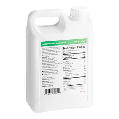 Green Apple Concentrated Syrup 64 fl. oz. WS-535SYPGAPPLE-NPF