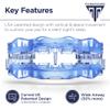 SilentZPro (BlueTech) USA Designed & FDA-Cleared Anti Snoring Mouthguard  Fully Adjustable Anti Snore Mouthpiece with Patented Design for a Silent Night`s Sleep, Medium view 2